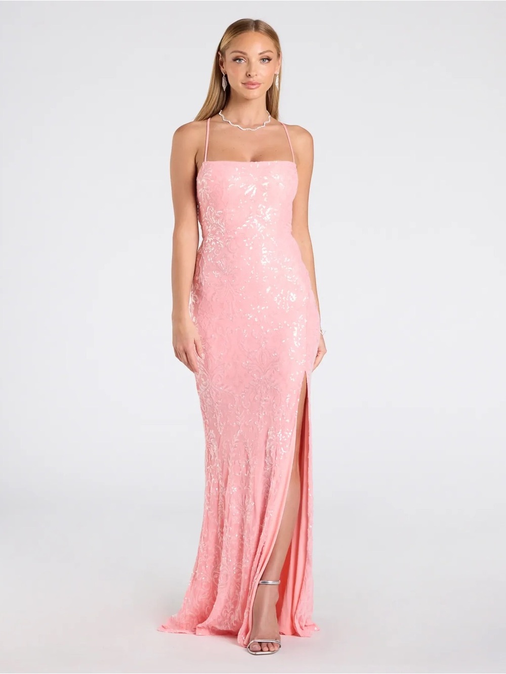 BNWT pink sequin dress